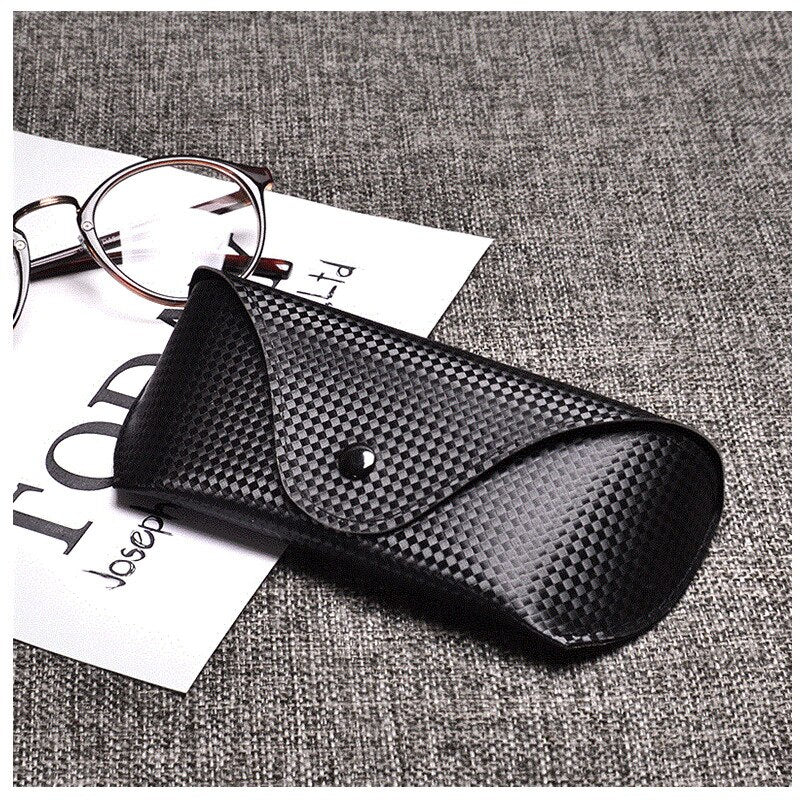 Durable Leather Eye Sunglasses Hard Case
