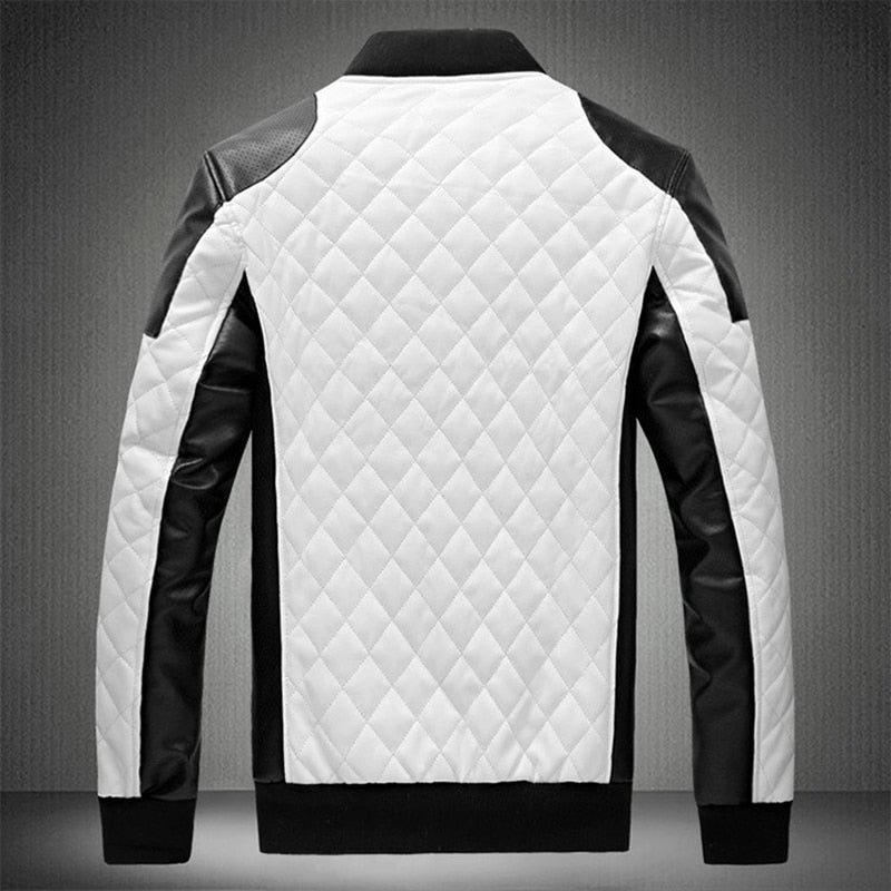 Trendy Men's Slim Patchwork Casual Jacket