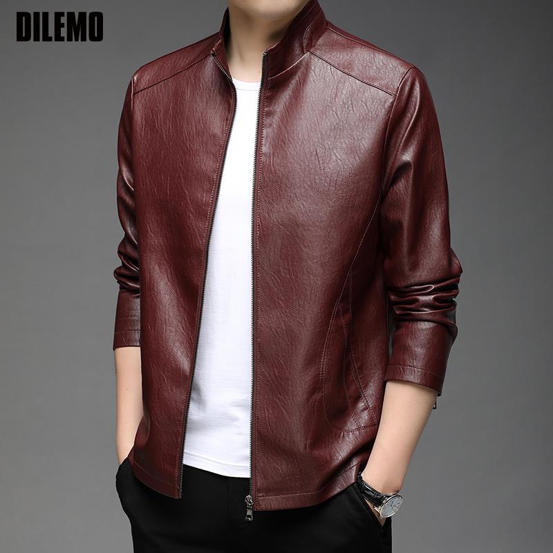 Fashion Classic Faux Pu Fashion Leather Jacket