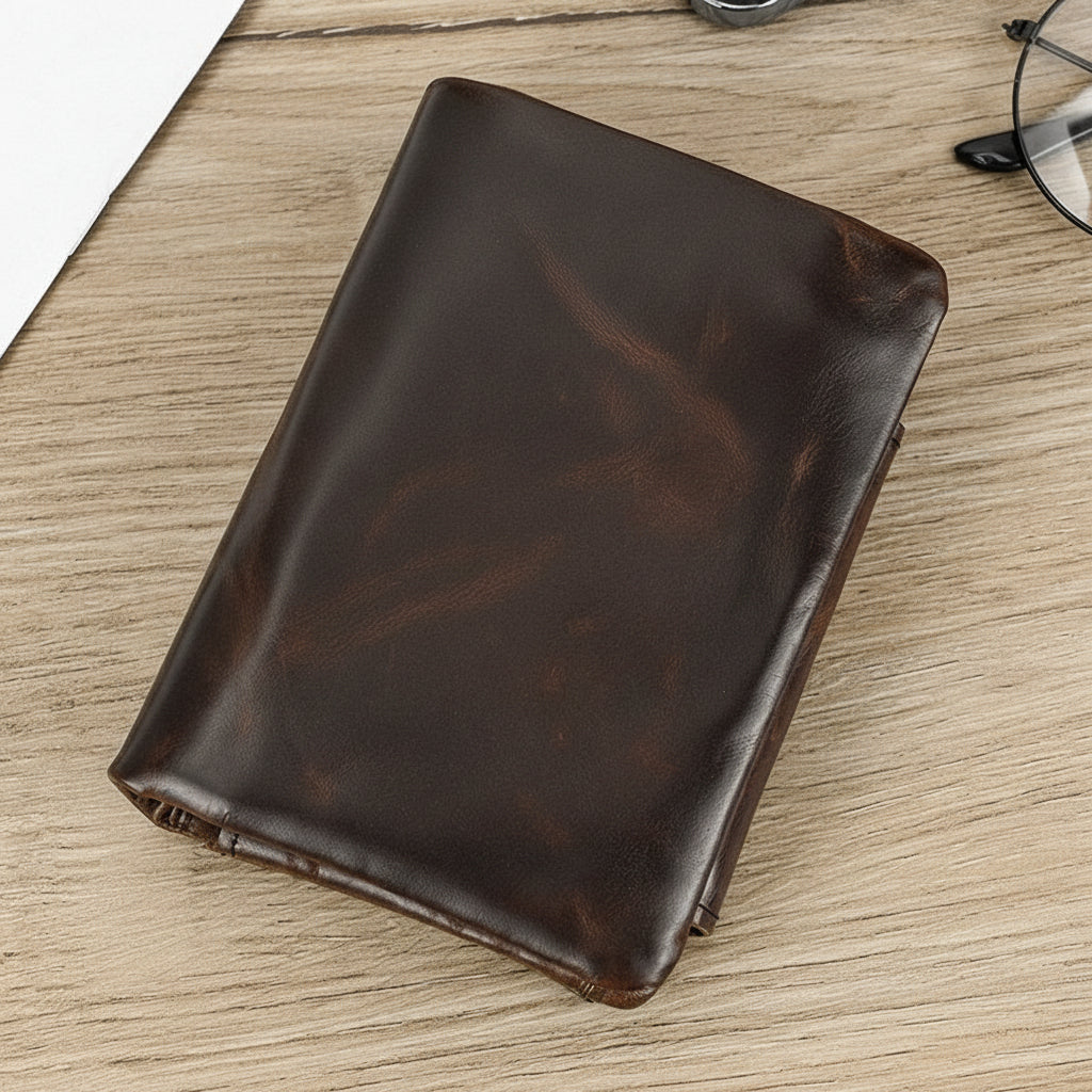 Leather Short Wallet