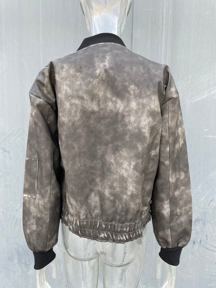 Urban Chic: Women's High Street Faux Leather Jacket