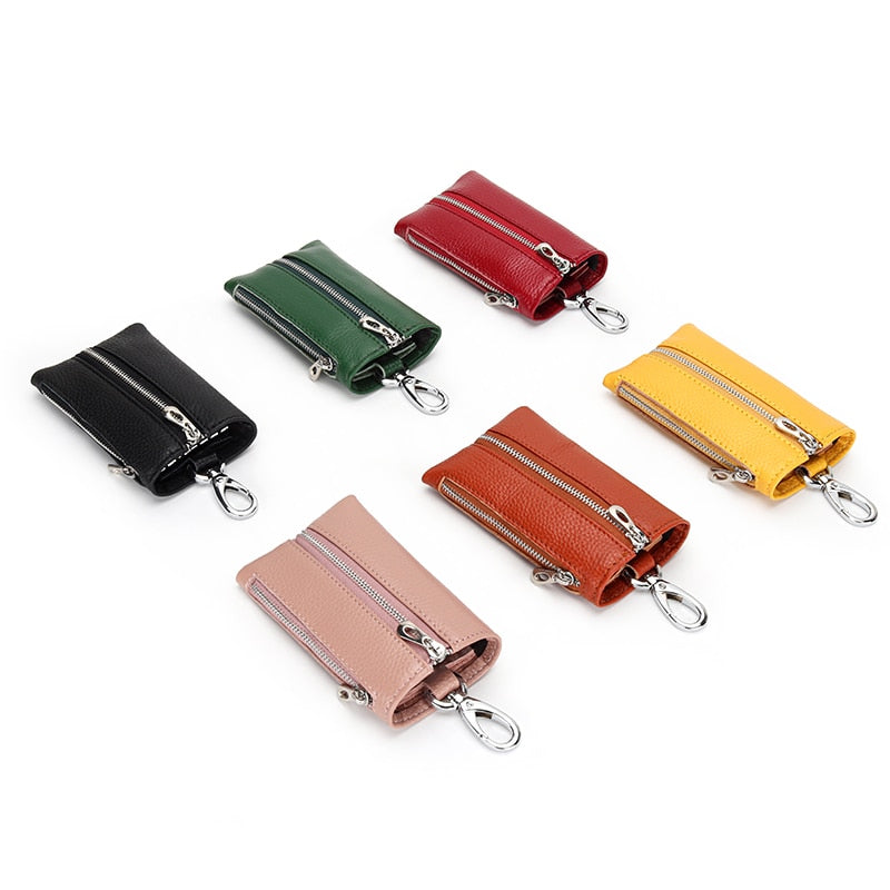 Genuine Leather Unisex Key Wallets