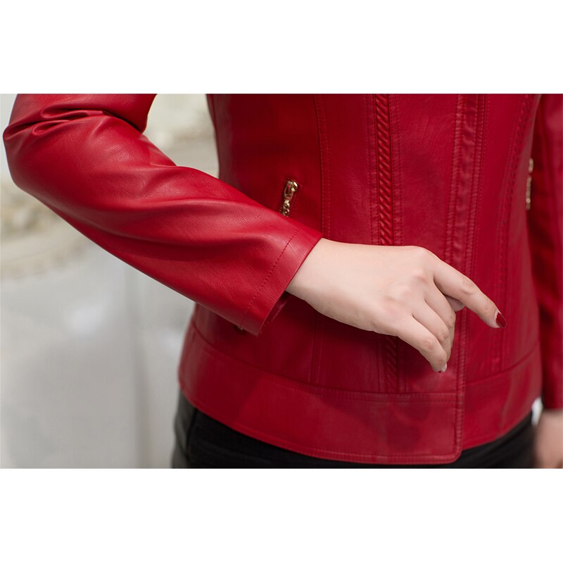 Effortless Chic: Versatile Faux Leather Women's Jacket