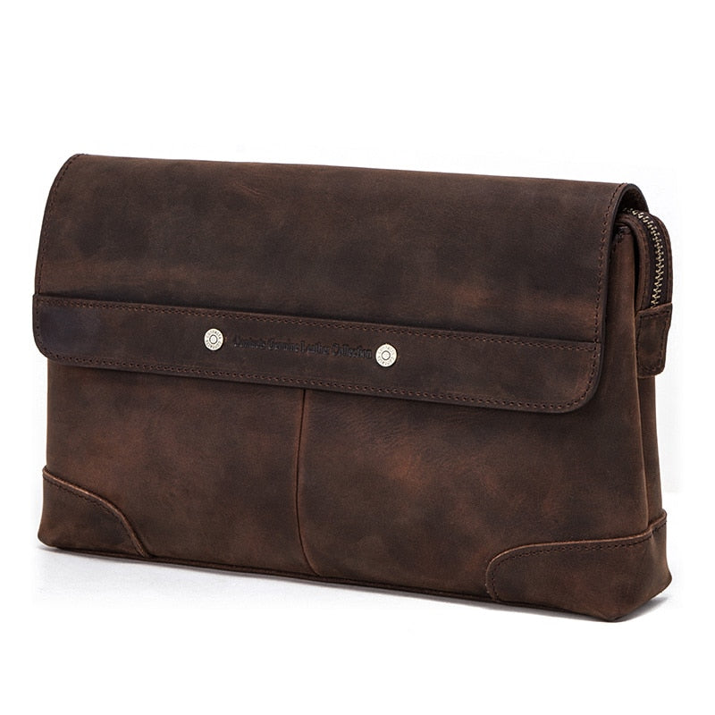 Elevate Your Essentials: Men's Vintage Clutch Bag