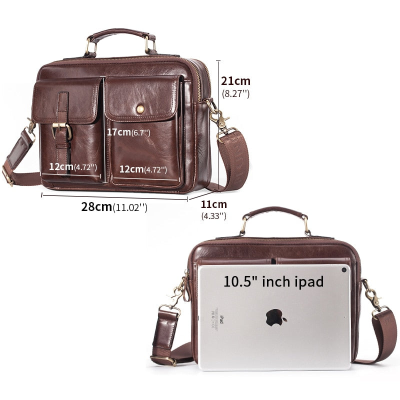 Casual Genuine Leather Messenger Bag/Handbag/Crossbody Bag