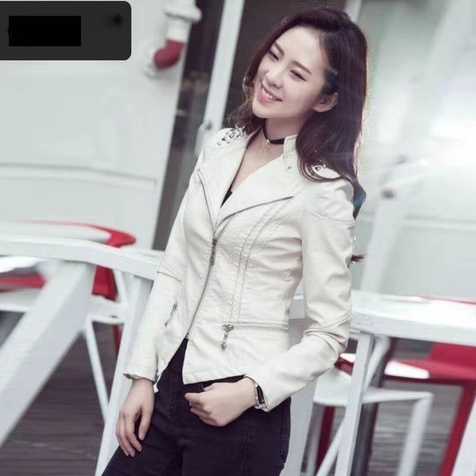 Street Smart: Women's Short PU Leather Streetwear Jacket