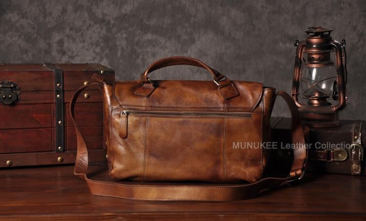 Timeless Vintage Genuine Leather Messenger Bag