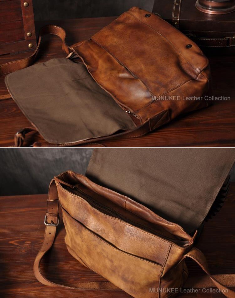 Timeless Vintage Genuine Leather Messenger Bag