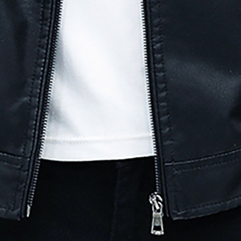 Men Leather Suit Jacket Men Slim Fit