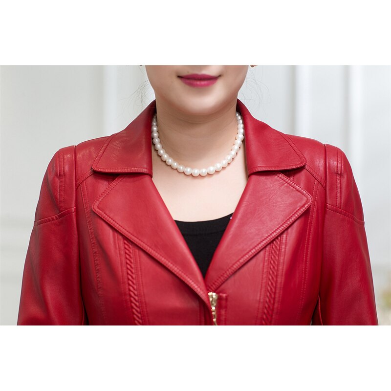 Effortless Chic: Versatile Faux Leather Women's Jacket