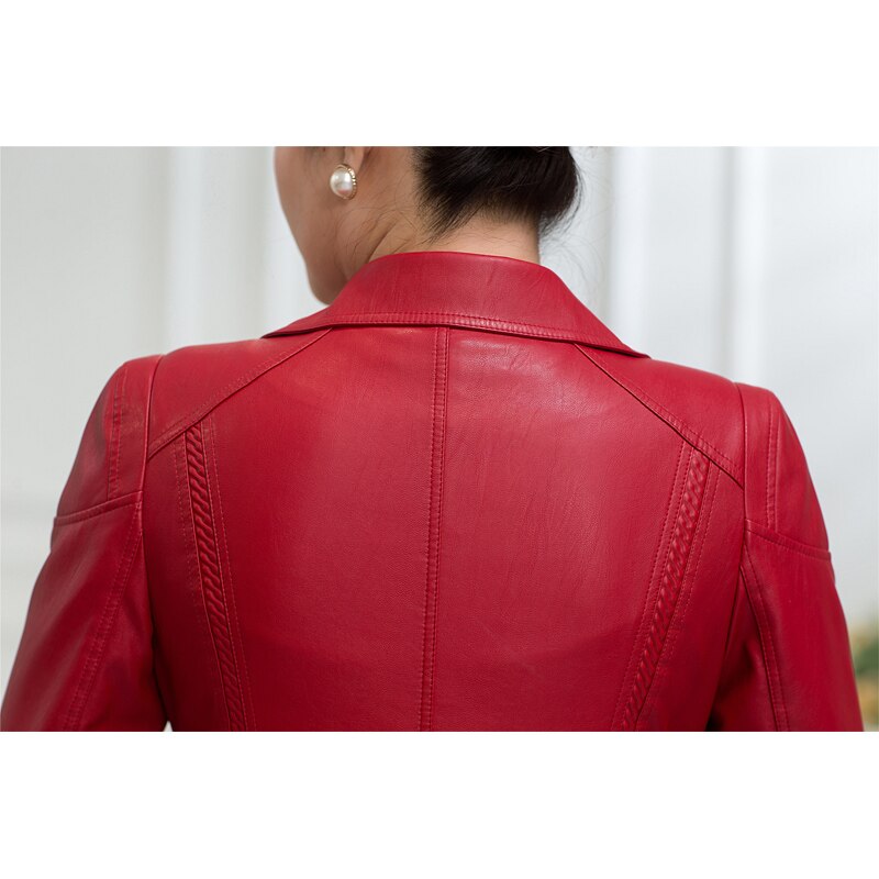 Effortless Chic: Versatile Faux Leather Women's Jacket