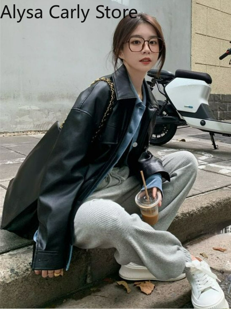 Rebel Chic: YRUOSLE Women's Punk Style Faux Leather Jacket