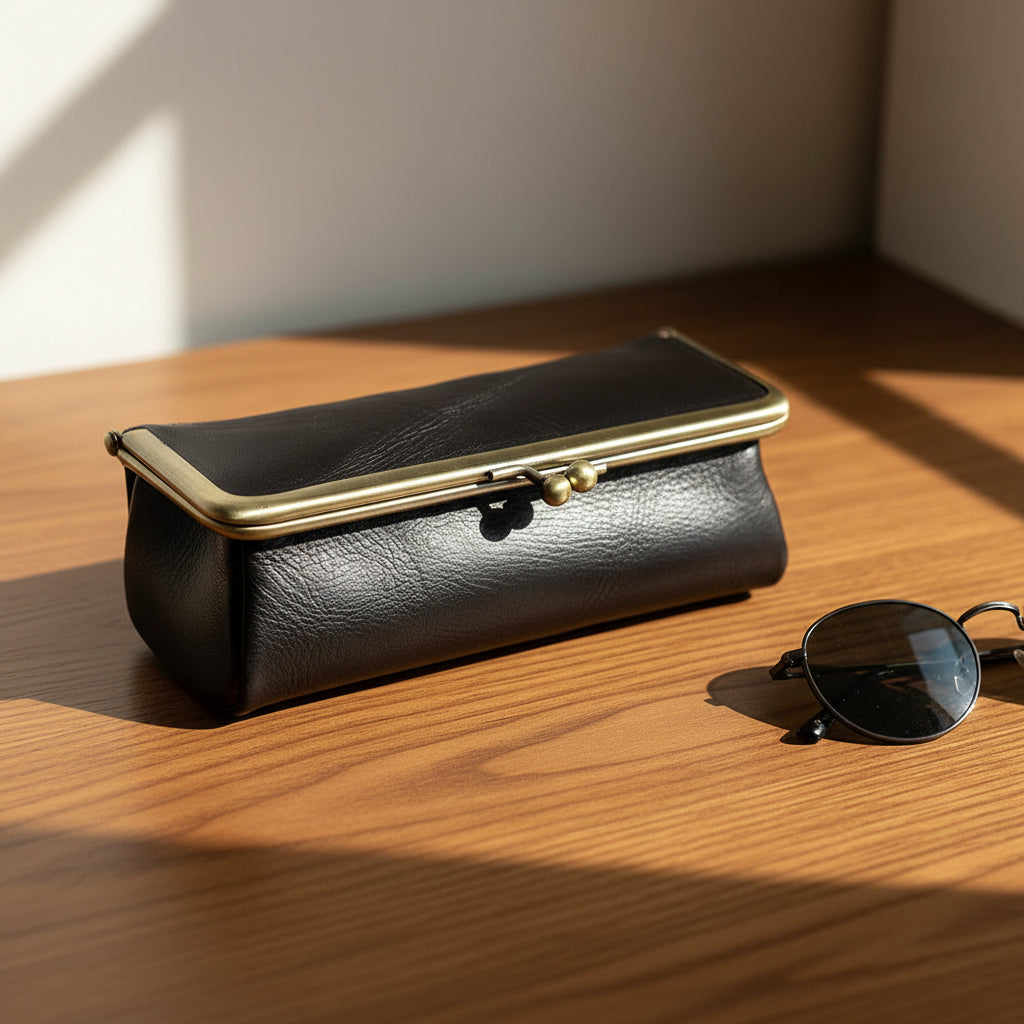 Handmade Leather Glasses Case