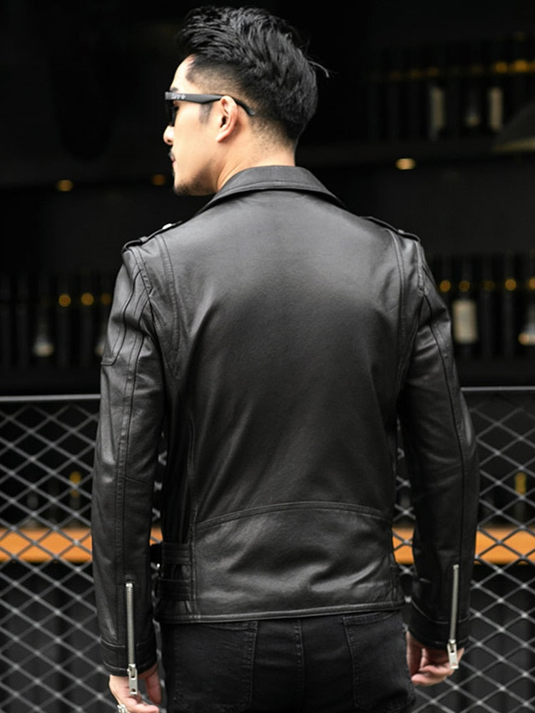 Men's Casual Faux Leather Jacket
