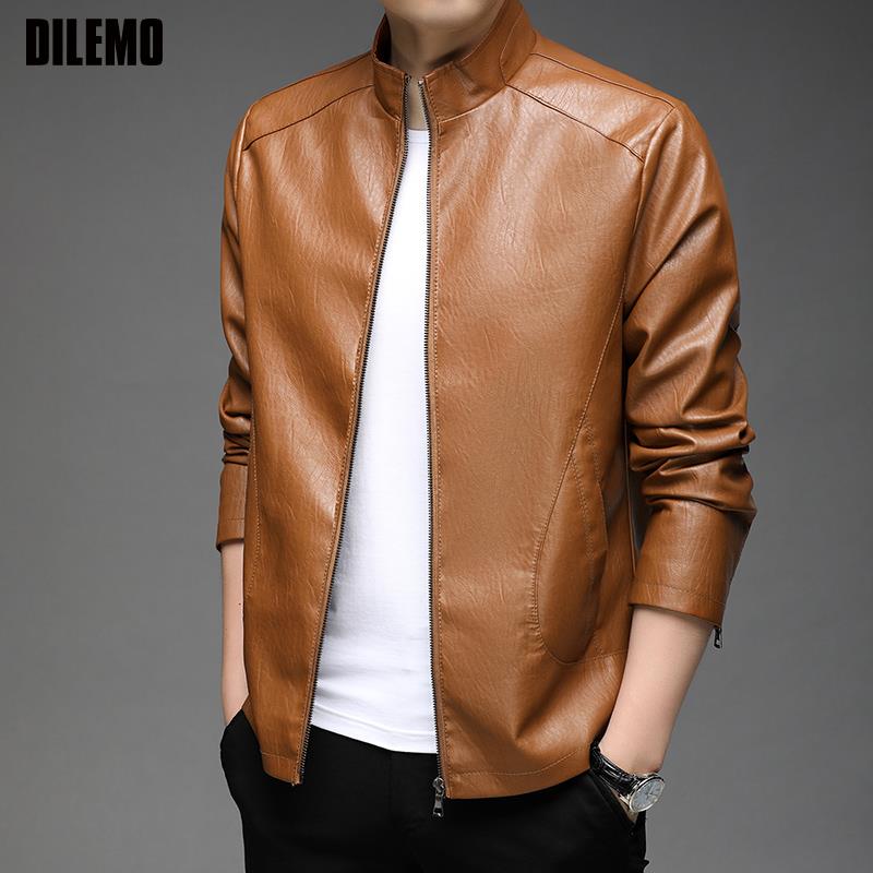 Fashion Classic Faux Pu Fashion Leather Jacket