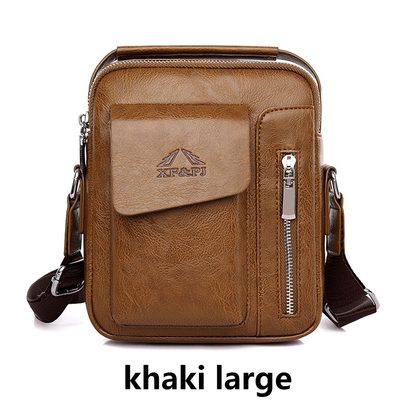 Men Fashion PU Leather Business Anti-theft