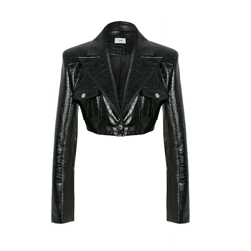 Sleek Rider: Women's Sheepskin Moto & Biker Jacket