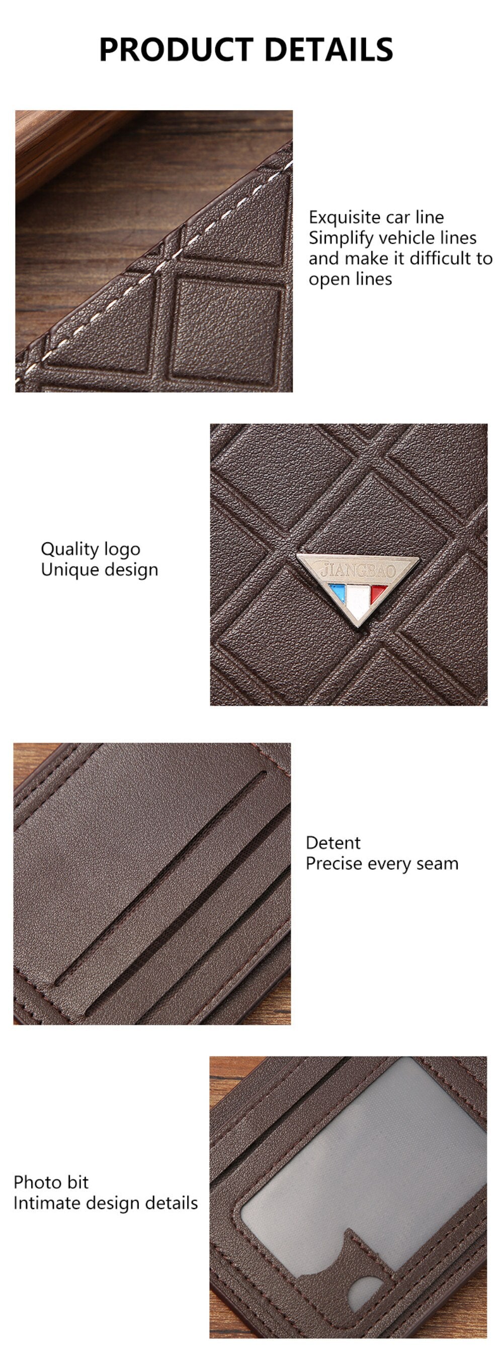 New Men's Wallet Short Wallet