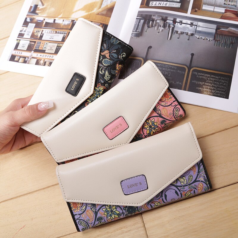 Long Wallet Handbag Leather Bag