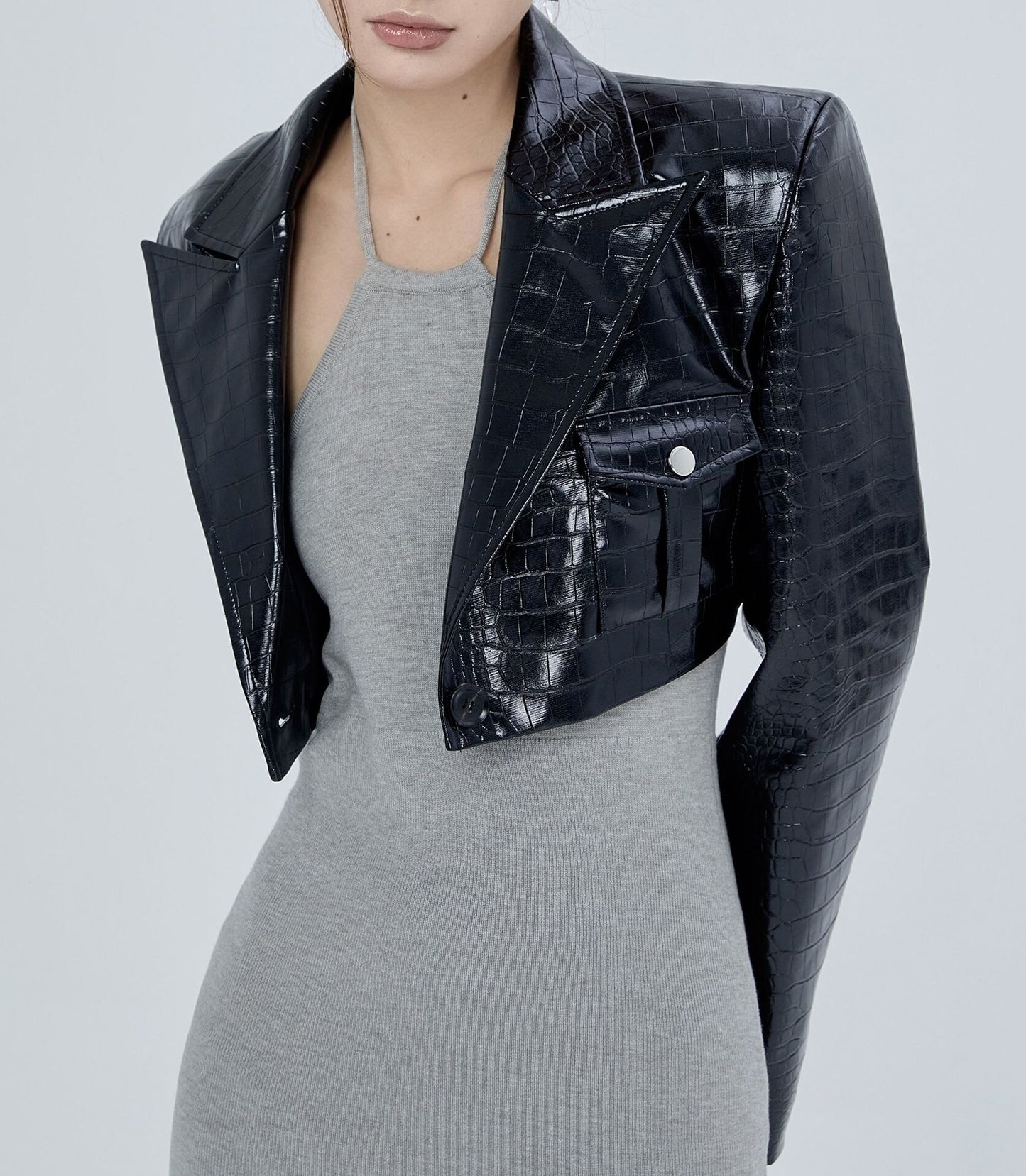 Sleek Rider: Women's Sheepskin Moto & Biker Jacket