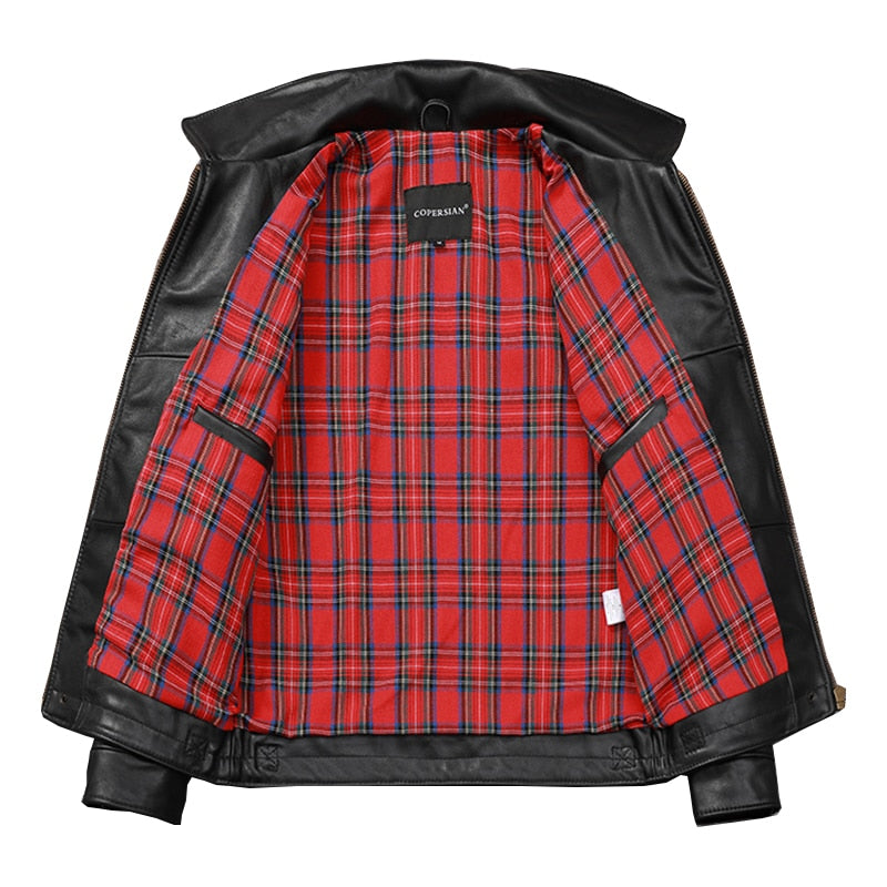 Black Classic Made of Genuine Leather Jacket