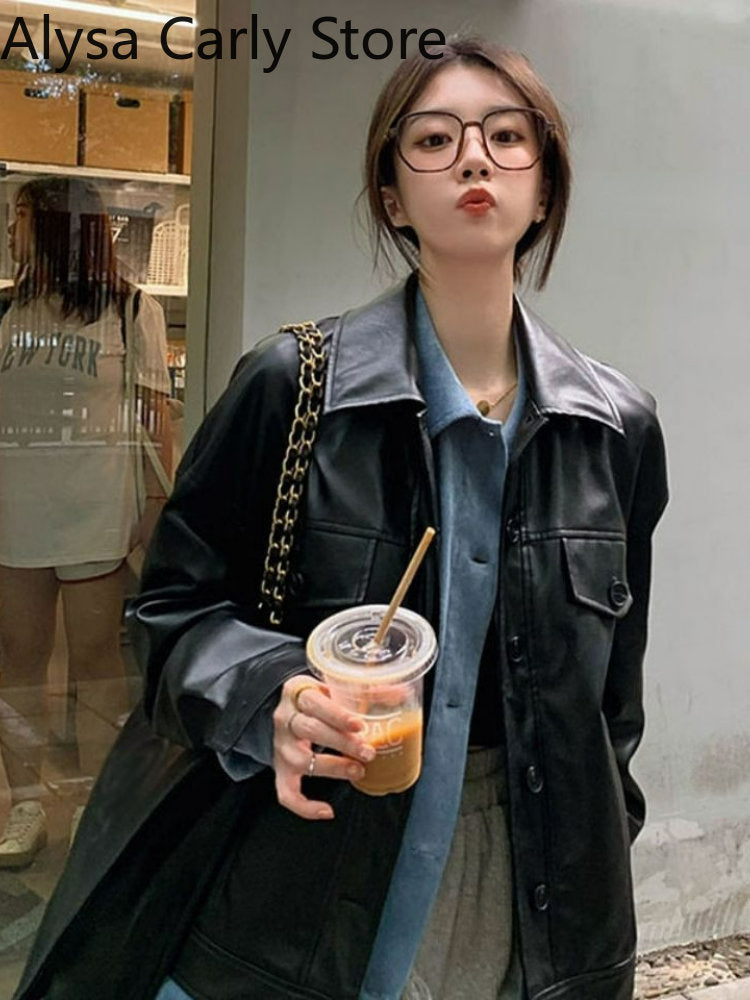 Rebel Chic: YRUOSLE Women's Punk Style Faux Leather Jacket