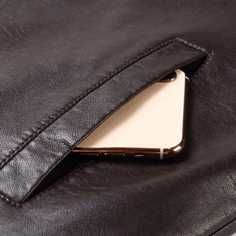 Men's Smart Casual PU Leather Jacket