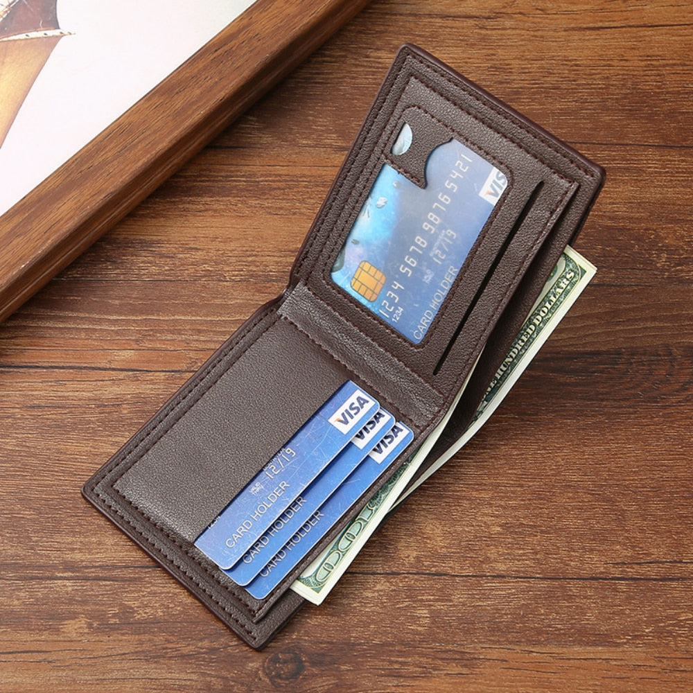 New Men's Wallet Short Wallet