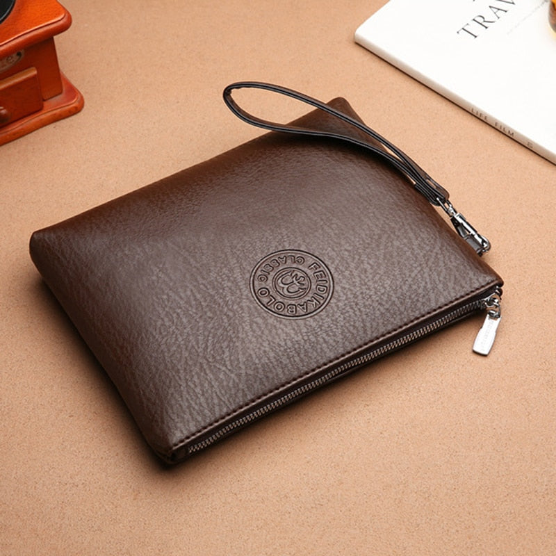 New Business Style Men's Clutch Large Wallet