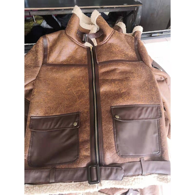 Vintage Style Men's Fleece Jacket for Autumn and Winter