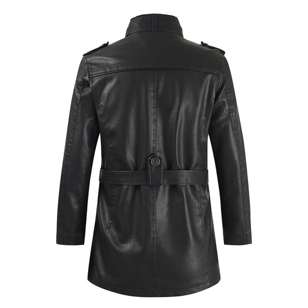 Cashmere Men's Leather Jacket