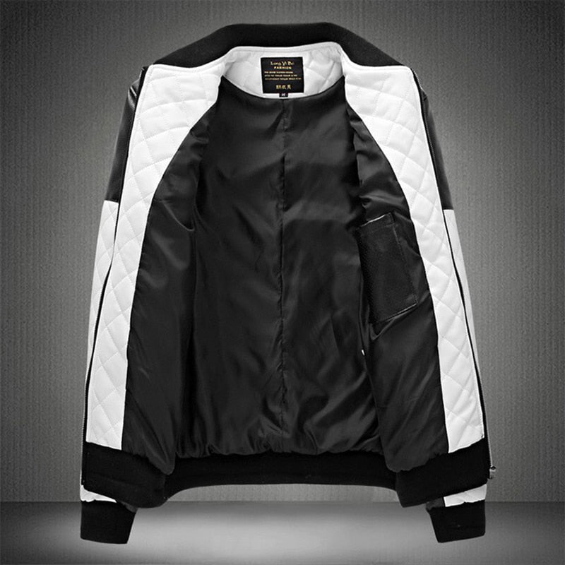 Trendy Men's Slim Patchwork Casual Jacket