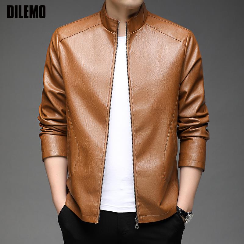 Fashion Classic Faux Pu Fashion Leather Jacket