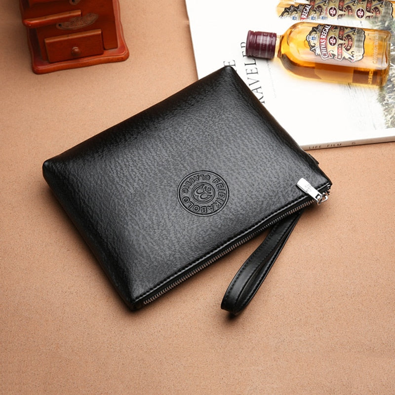 New Business Style Men's Clutch Large Wallet