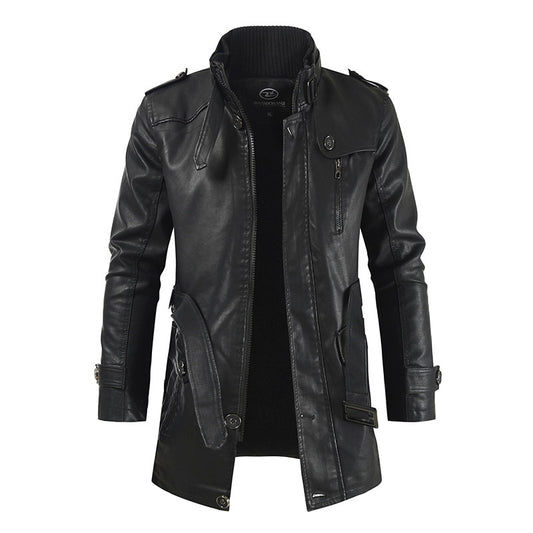 Cashmere Men's Leather Jacket