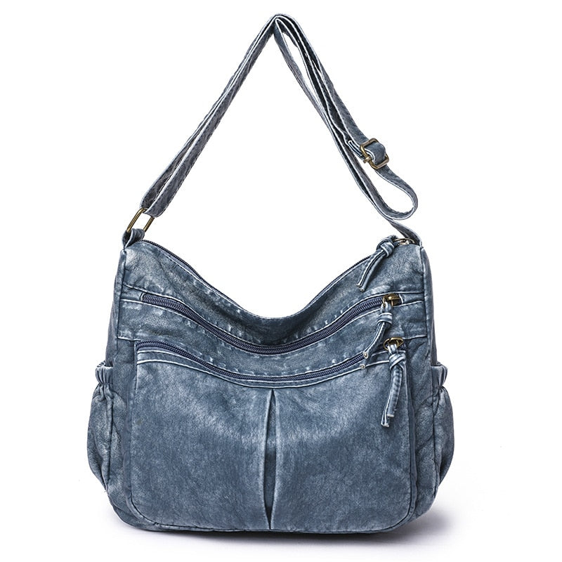 Vintage PU Casual Tote Bag for Women